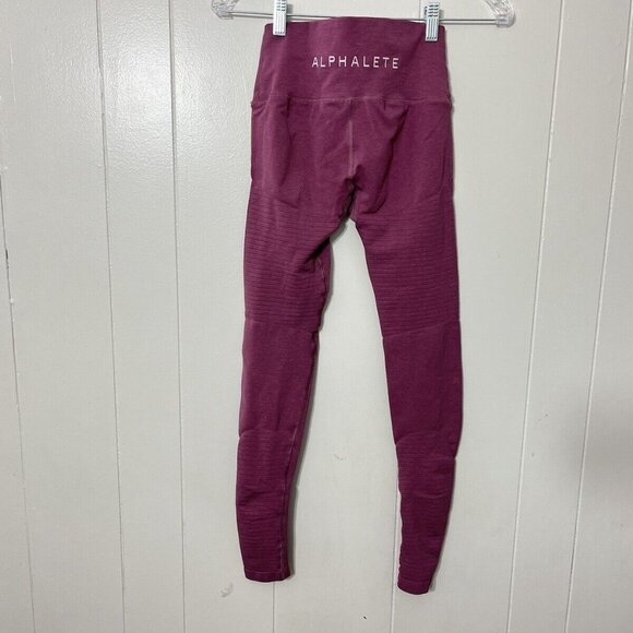 Alphalete Leggings Pink Womens Size S - Picture 2 of 4